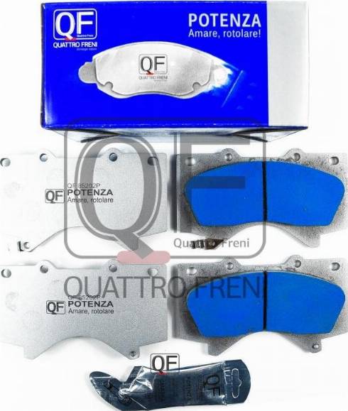 Quattro Freni QF85202P - Kit de plaquettes de frein, frein à disque cwaw.fr