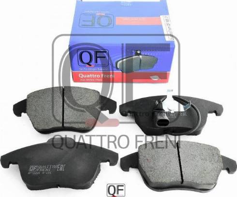 Quattro Freni QF86522 - Kit de plaquettes de frein, frein à disque cwaw.fr