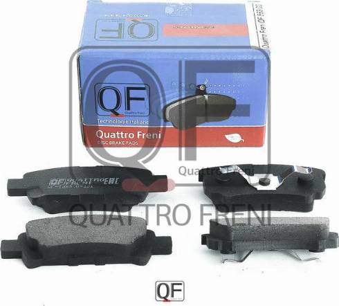 Quattro Freni QF86300 - Kit de plaquettes de frein, frein à disque cwaw.fr