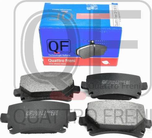 Quattro Freni QF80600 - Kit de plaquettes de frein, frein à disque cwaw.fr