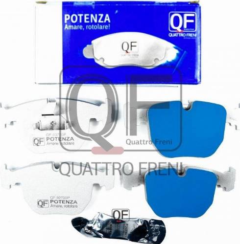 Quattro Freni QF80700P - Kit de plaquettes de frein, frein à disque cwaw.fr