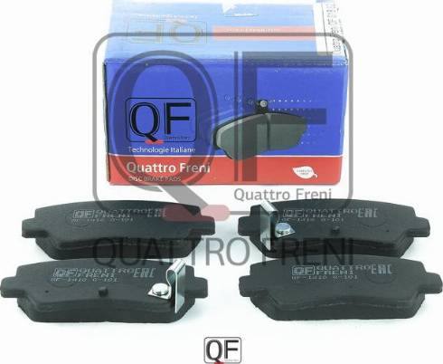 Quattro Freni QF81802 - Kit de plaquettes de frein, frein à disque cwaw.fr