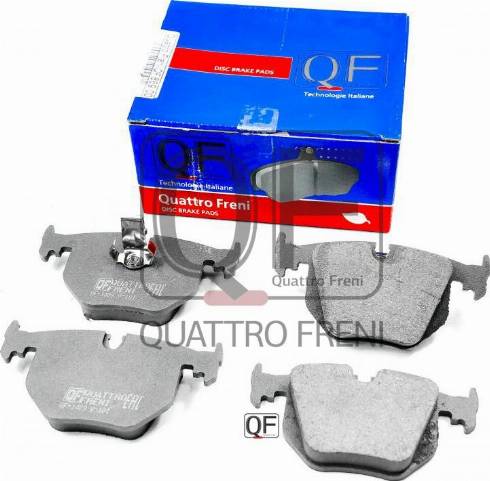 Quattro Freni QF88900 - Kit de plaquettes de frein, frein à disque cwaw.fr