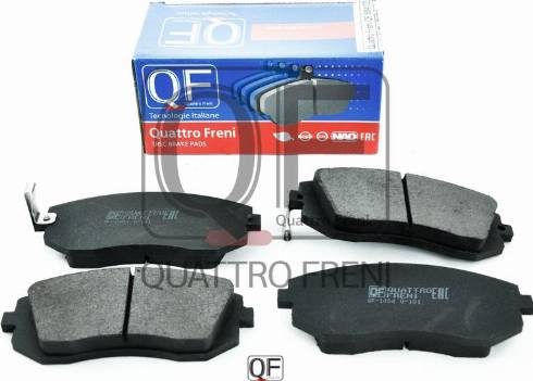 Quattro Freni QF88402 - Kit de plaquettes de frein, frein à disque cwaw.fr