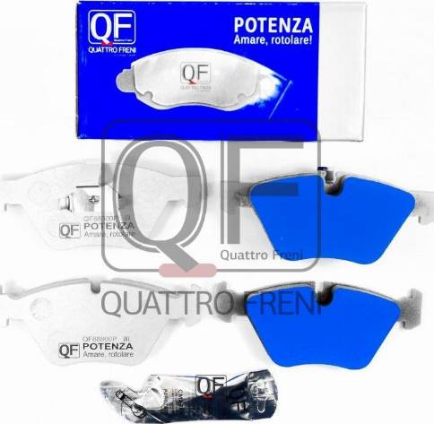 Quattro Freni QF88500P - Kit de plaquettes de frein, frein à disque cwaw.fr