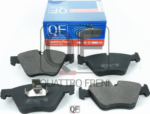 Quattro Freni QF88500 - Kit de plaquettes de frein, frein à disque cwaw.fr