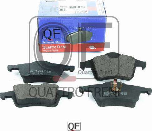 Quattro Freni QF88100 - Kit de plaquettes de frein, frein à disque cwaw.fr