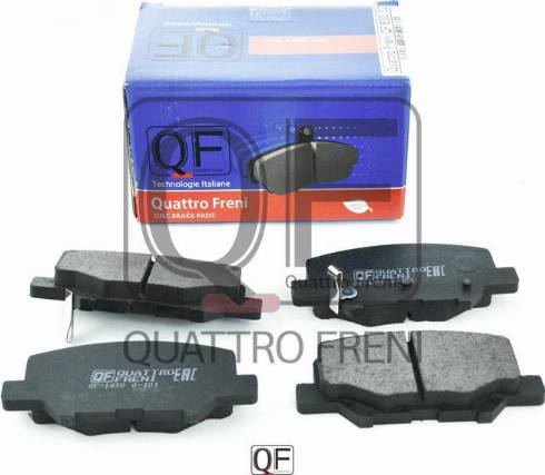 Quattro Freni QF83002 - Kit de plaquettes de frein, frein à disque cwaw.fr