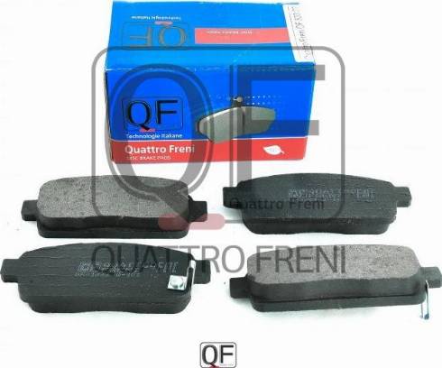 Quattro Freni QF83302 - Kit de plaquettes de frein, frein à disque cwaw.fr