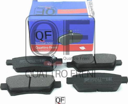 Quattro Freni QF82202 - Kit de plaquettes de frein, frein à disque cwaw.fr