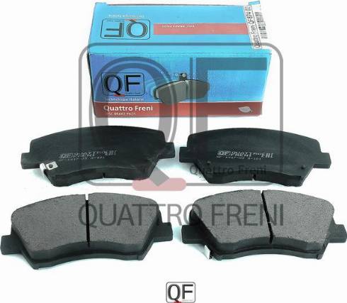 Quattro Freni QF87402 - Kit de plaquettes de frein, frein à disque cwaw.fr