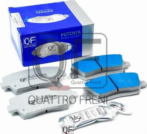 Quattro Freni QF87502P - Kit de plaquettes de frein, frein à disque cwaw.fr