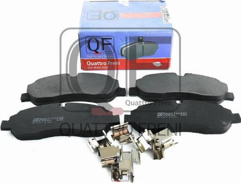 Quattro Freni QF87751 - Kit de plaquettes de frein, frein à disque cwaw.fr