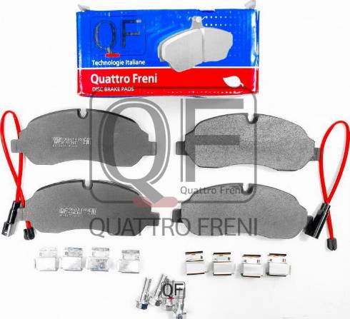 Quattro Freni QF87752 - Kit de plaquettes de frein, frein à disque cwaw.fr