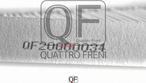 Quattro Freni QF20Q00034 - Filtre, air de l'habitacle cwaw.fr