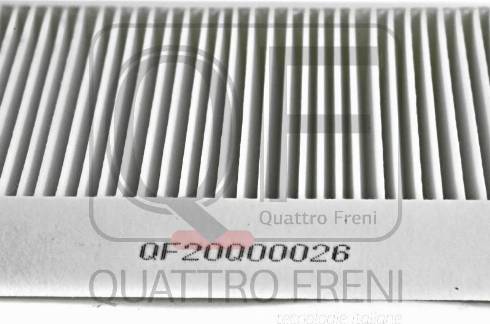 Quattro Freni QF20Q00026 - Filtre, air de l'habitacle cwaw.fr