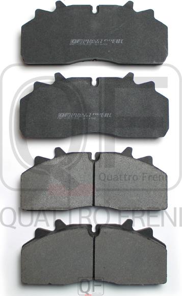 Quattro Freni QF221250 - Kit de plaquettes de frein, frein à disque cwaw.fr