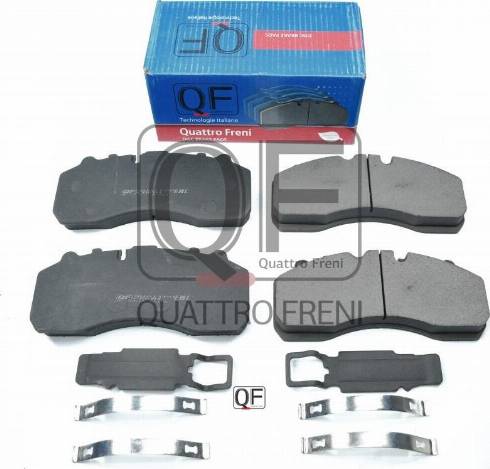 Quattro Freni QF70253 - Kit de plaquettes de frein, frein à disque cwaw.fr