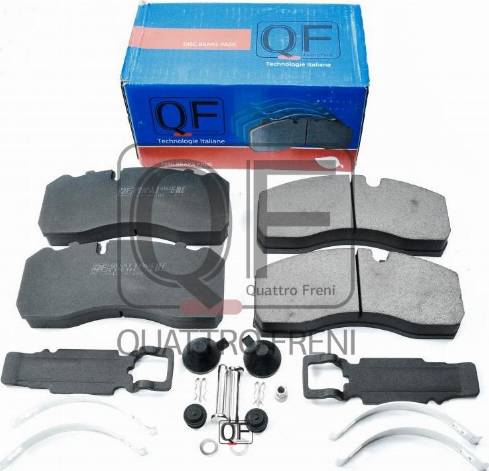 Quattro Freni QF71150 - Kit de plaquettes de frein, frein à disque cwaw.fr