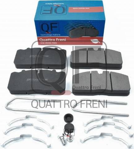 Quattro Freni QF71250 - Kit de plaquettes de frein, frein à disque cwaw.fr