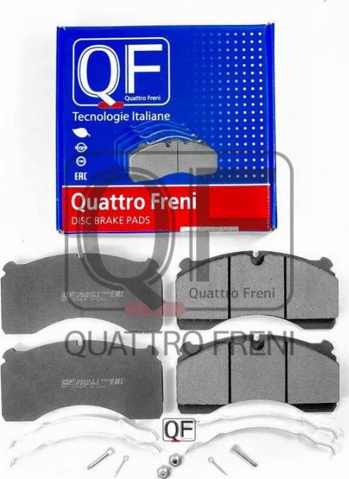 Quattro Freni QF72450 - Kit de plaquettes de frein, frein à disque cwaw.fr