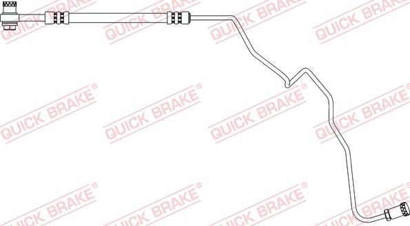 QUICK BRAKE 96.019X - Flexible de frein cwaw.fr