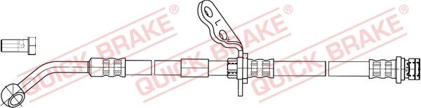 QUICK BRAKE 50.842X - Flexible de frein cwaw.fr