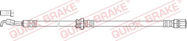 QUICK BRAKE 50.852X - Flexible de frein cwaw.fr