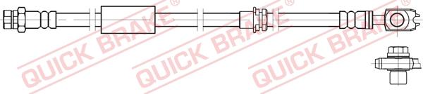 QUICK BRAKE 58.833X - Flexible de frein cwaw.fr