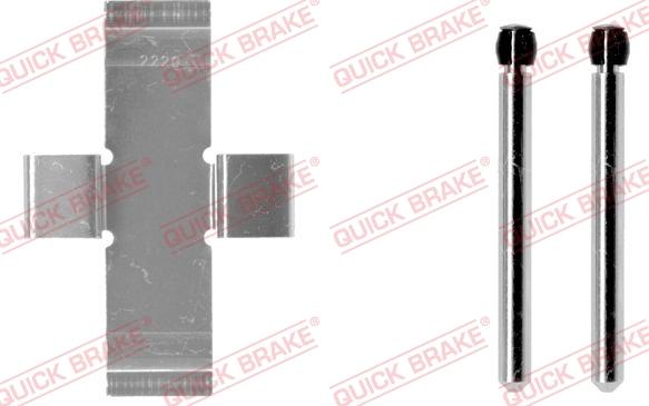 QUICK BRAKE 109-0904-1 - Kit d'accessoires, plaquette de frein à disque cwaw.fr