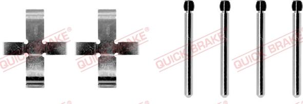 QUICK BRAKE 1090905 - Kit d'accessoires, plaquette de frein à disque cwaw.fr