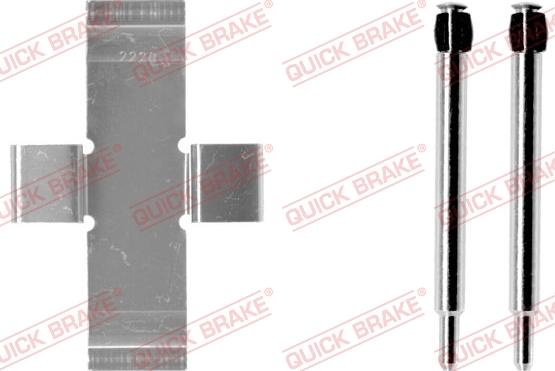 QUICK BRAKE 109-0913-1 - Kit d'accessoires, plaquette de frein à disque cwaw.fr