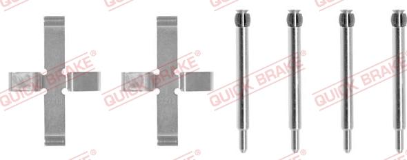 QUICK BRAKE 1090980 - Kit d'accessoires, plaquette de frein à disque cwaw.fr