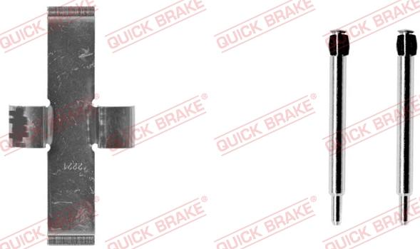 QUICK BRAKE 109-0924-1 - Kit d'accessoires, plaquette de frein à disque cwaw.fr