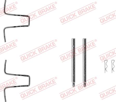 QUICK BRAKE 109-0976-1 - Kit d'accessoires, plaquette de frein à disque cwaw.fr