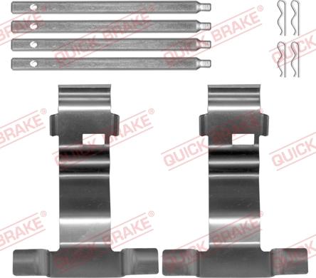 QUICK BRAKE 1090043 - Kit d'accessoires, plaquette de frein à disque cwaw.fr