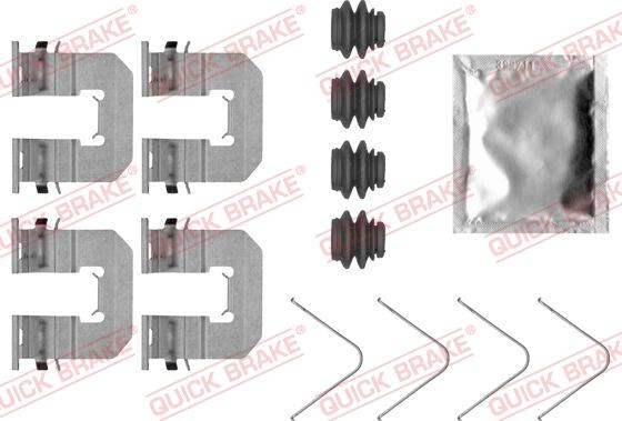 QUICK BRAKE 1090068 - Kit d'accessoires, plaquette de frein à disque cwaw.fr