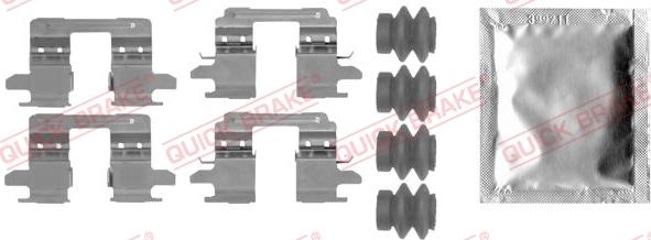 QUICK BRAKE 109-0005 - Kit d'accessoires, plaquette de frein à disque cwaw.fr