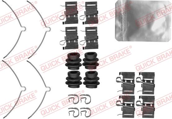 QUICK BRAKE 1090001 - Kit d'accessoires, plaquette de frein à disque cwaw.fr