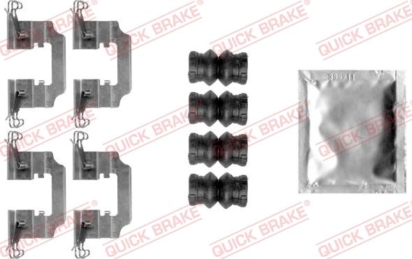 QUICK BRAKE 1090008 - Kit d'accessoires, plaquette de frein à disque cwaw.fr