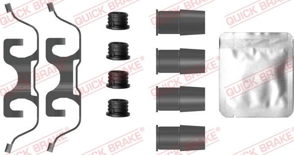 QUICK BRAKE 1090085 - Kit d'accessoires, plaquette de frein à disque cwaw.fr