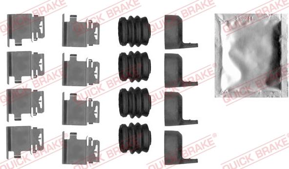 QUICK BRAKE 1090036 - Kit d'accessoires, plaquette de frein à disque cwaw.fr