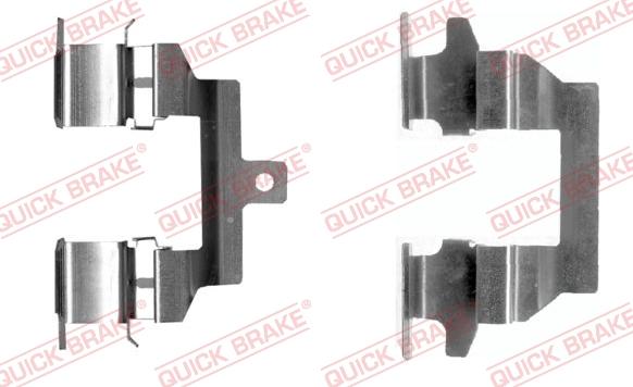 QUICK BRAKE 109-0026R-1 - Kit d'accessoires, plaquette de frein à disque cwaw.fr