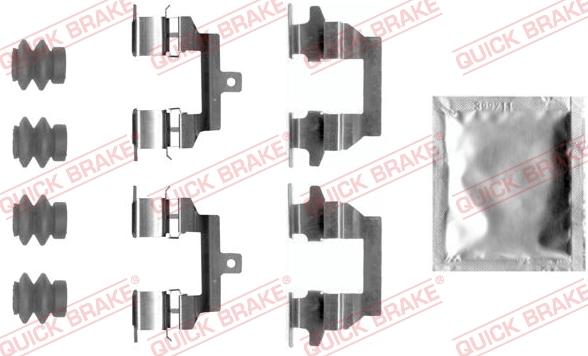 QUICK BRAKE 1090026 - Kit d'accessoires, plaquette de frein à disque cwaw.fr