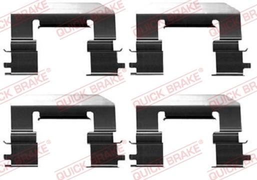 QUICK BRAKE 1090023 - Kit d'accessoires, plaquette de frein à disque cwaw.fr