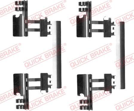 QUICK BRAKE 109-0027R-1 - Kit d'accessoires, plaquette de frein à disque cwaw.fr