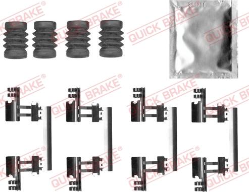 QUICK BRAKE 1090027 - Kit d'accessoires, plaquette de frein à disque cwaw.fr