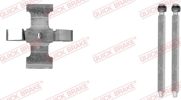 QUICK BRAKE 109-0076-1 - Kit d'accessoires, plaquette de frein à disque cwaw.fr