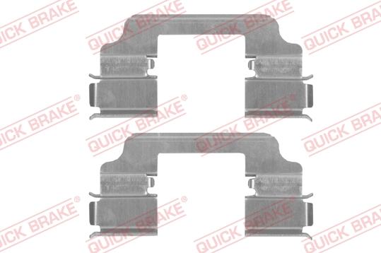 QUICK BRAKE 109-0154-1 - Kit d'accessoires, plaquette de frein à disque cwaw.fr