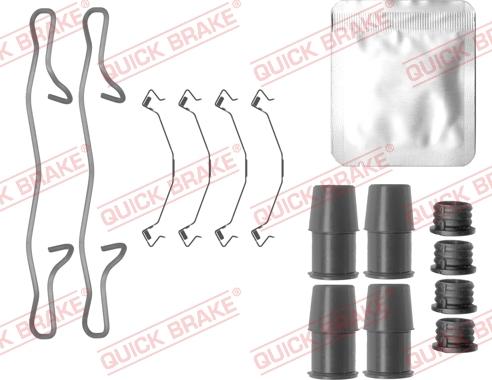 QUICK BRAKE 109-0155 - Kit d'accessoires, plaquette de frein à disque cwaw.fr